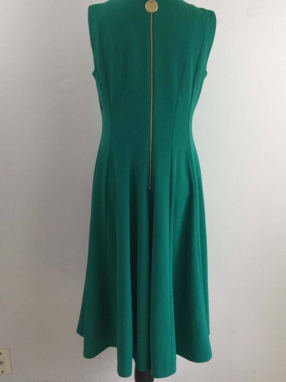 Calvin Klein Green Dress 8 - Picture 5 of 8